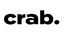 The black lowercase 'crab.' wordmark with a period, centered on a plain white background.